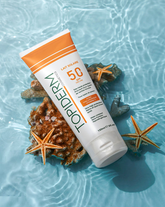 TOPIDERM LAIT SOLAIRE SPF50+ 150ML
